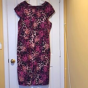 Multicolor Sheath Dress 18 Tall